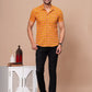 MUSTARD HANDBLOCK PRINTED SHIRT
