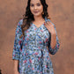 FLORAL HANDBLOCK PRINTED DRESS