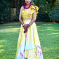 Ombre haldi outfit