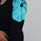 SHIBORI BLACK & TURQUISE CO-ORD SET